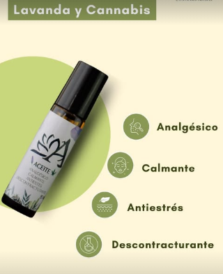 Aceite Lavanda y Cannabis
